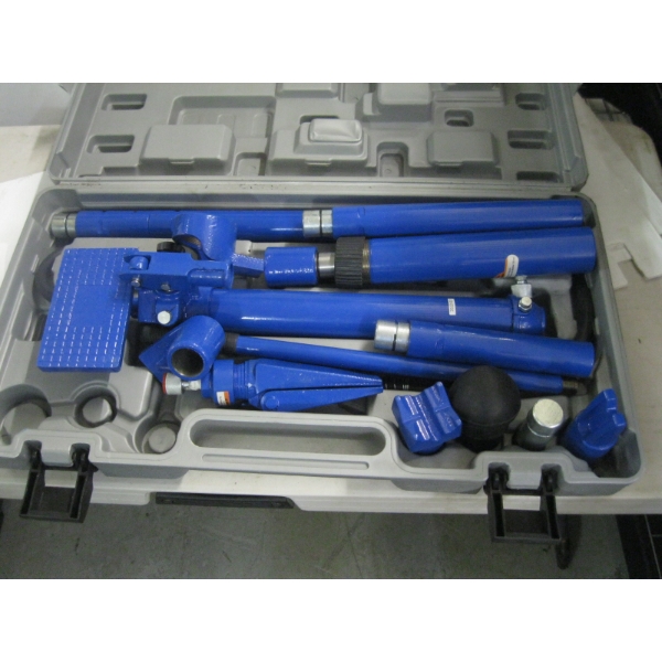POWERFIST 10 TON HYDRAULIC PORTA POWER AUTOBODY FRAME & REPAIR KIT