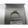 Image 4 : LADIES 10KT RING W/SM. DIAMONDS, 2.4G, SZ 7 1/4