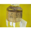 Image 3 : MOSERS 24KT GOLD RIM CRYSTAL CANDLEHOLDER