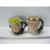 Image 4 : 2 ROYAL DAULTON TOBY JUGS, RUBY GLASS DISH, ETC.