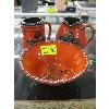 Image 1 : 3 PIECES WEST GERMAN POTTERY