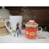 Image 4 : CUPS, VASES, LIDDED DISH, ETC.