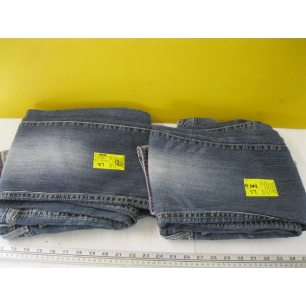 2 PAIR OF WRANGLER SZ 12 JEANS