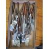 Image 1 : WOOD HANDLED SILVERWARE