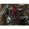 Image 3 : WOODEN TRAY OF MISC. VINTAGE UTENSILS, SIFTER, ETC.