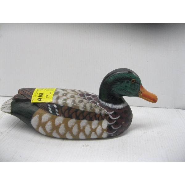 SIGNED DUCK DECOY