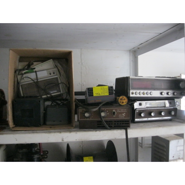 MISC. SPEAKERS, ELECTRIC HEATERS, RADIOS, ETC.
