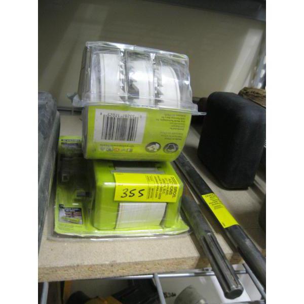 RYOBI DRYWALL HOLE CUTTER & A RYOBI HINGE ROUTER TEMPLATE