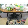 Image 4 : WOODEN DINETTE TABLE & 4 BLACK SOLID CHAIRS