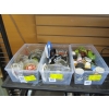 Image 1 : 3 CONTAINERS OF COLLECTABLE ASHTRAYS & S&P SHAKERS