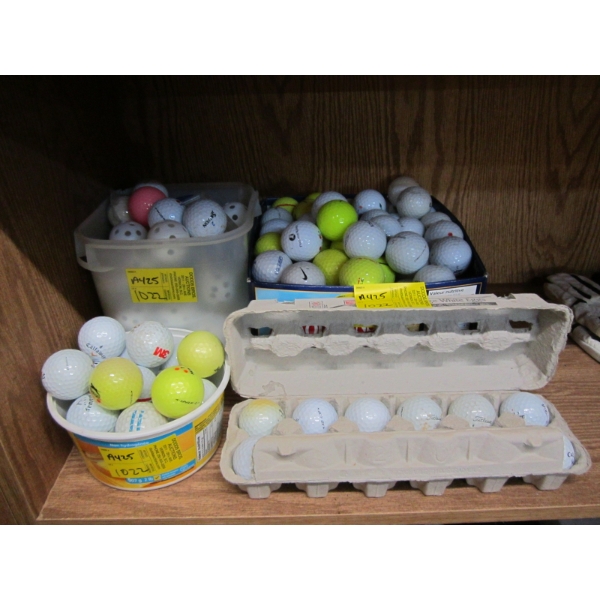 LG. LOT OF USED GOLF BALLS