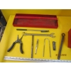 Image 5 : RED TOOLBOX W/MISC. TOOLS