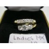 Image 3 : LADIES 14KT DIAMOND RING SET (2) W/APPRAISAL - $3,840. - SZ 7 1/2