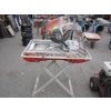 Image 1 : SLIDING MASONARY SAW W/STAND - BLOWN FUSE