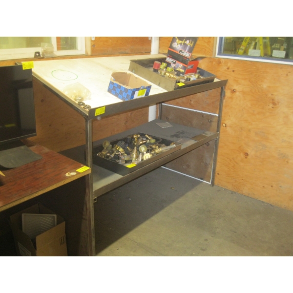 METAL FRAMED PLANS TABLE