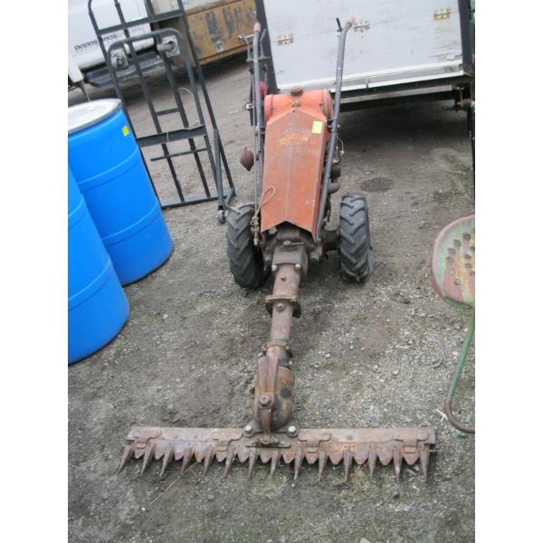 GRAVERLY TRACTOR WEEDCUTTER, CONDITION UNKNOWN