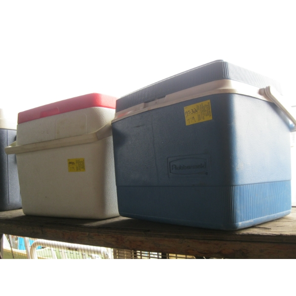 2 SMALL COOLERS