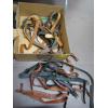 Image 2 : 2 BOXES OF MISC. LEATHER BELTS, BAGS, ETC.