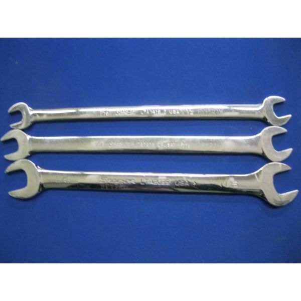 SET OF 3 SNAP ON LOW TORQUE NARROW END WRENCHES