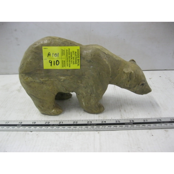 HAND MADE CRAFTED PAPER MACHE BEAR