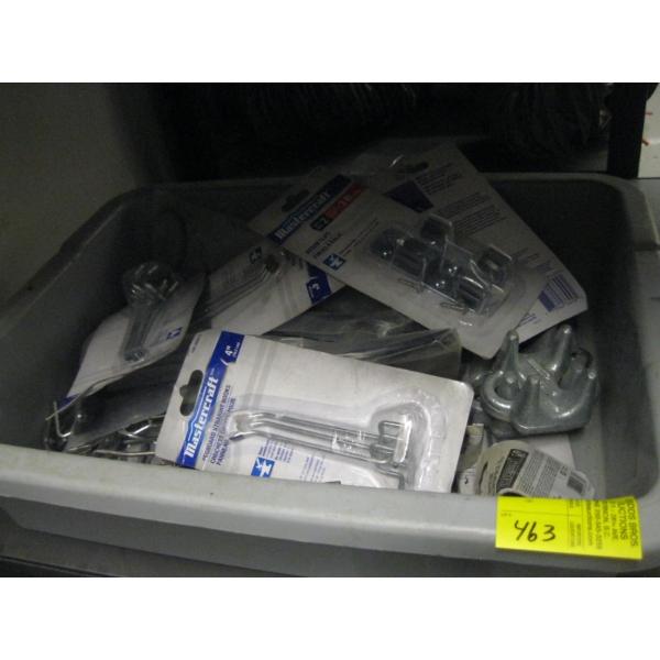 MISC. BROOM CLIPS, PEGBOARD HOOKS, ETC.
