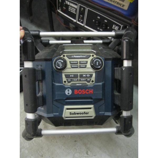 BOSCH POWER BOSS CHARGING UNIT W/RADIO, ETC.
