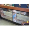 Image 2 : LG. COUNTER UNIT W/GLASS FRONT, SHELVES - LIGHTED