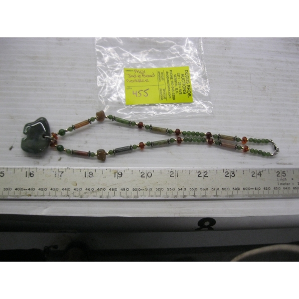 JADE BEADED NECKLACE