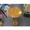 Image 3 : BARLEY TWIST STAND & BROKEN BOWL W/WOODEN CUPS & METAL SPOONS