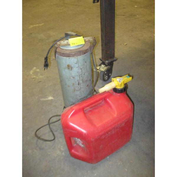 ROD WARMER & 5 GALLON FUEL CAN