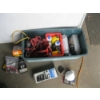 Image 1 : BIN OF MISC. CLEANERS, OILS, BIKE LOCK, ETC.