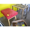Image 2 : MISC. PADDED BENCH, CAULKING GUNS, SM. TABLE, ETC.