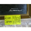Image 2 : ORIGINAL OIL PAINTING OF BOATS & VILLAGE ON BOARD, SIGNED