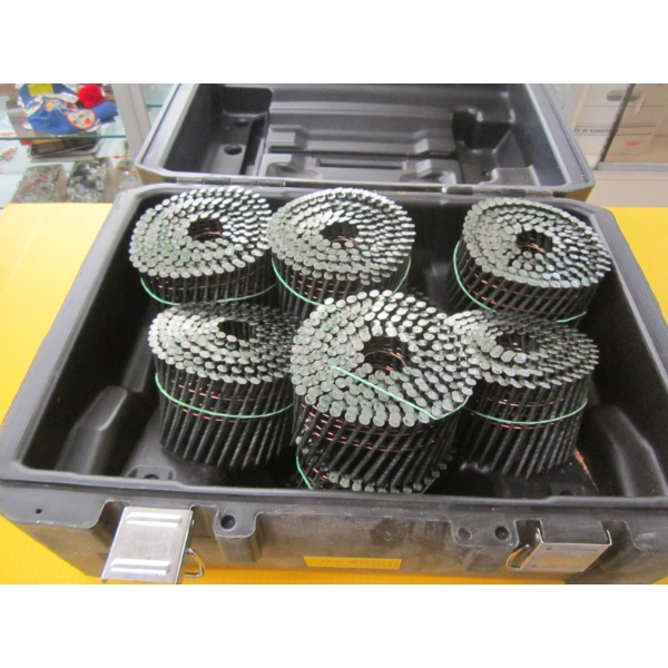 BLACK CASE OF COIL NAILS