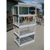 Image 1 : 5 TIER PLASTIC SHELF UNIT