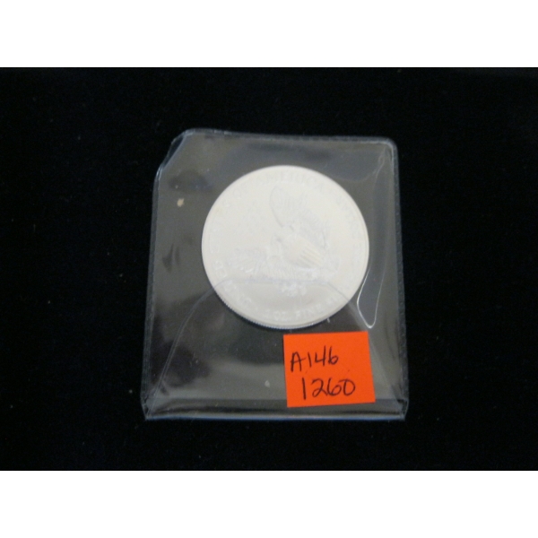 2000 U.S. 1 OZ .999 FINE SILVER LIBERTY  COIN (TAX EXEMPT)