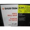 Image 4 : BOX OF 11"X10"X1" FILTERS & NEW CONTAINER OF 4"X20' VINYL WALL BASE