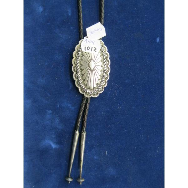 STERLING BOLO TIE