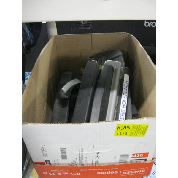 MISC. HOLE PUNCHES, PAPER CUTTERS, STAPLERS, ETC.