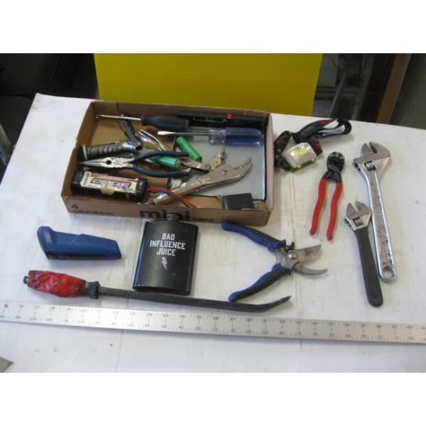 MISC. FLASK, TOOLS, ETC.