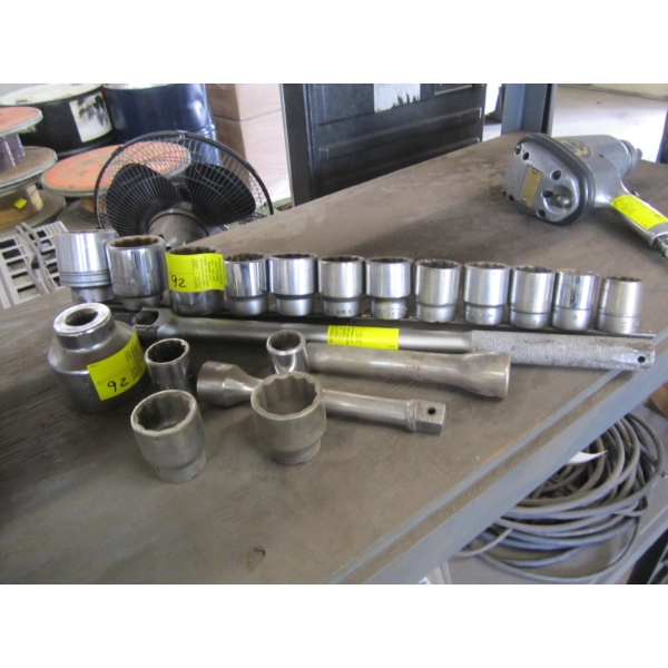 3/4" DRIVE SOCKETS, SWING BAR, ETC.