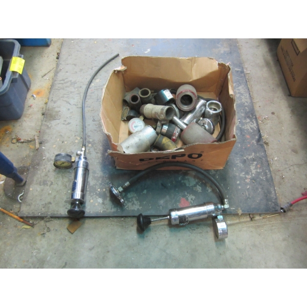 MISC. RAD PRESSURE TESTER, CAPS, VACUUM TESTER, ETC.