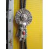 Image 2 : NAVAJO SILVER THOMAS BYRD SIGNED KACHINA BOLO TIE