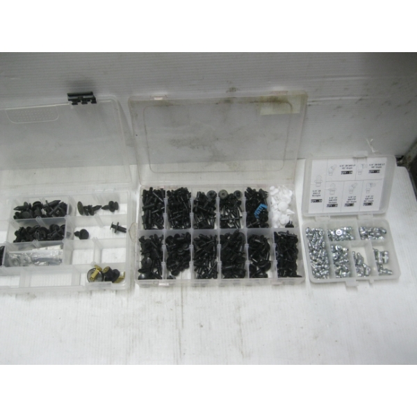 3 CONTAINERS OF ASST. FITTINGS