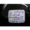 Image 2 : PAIR OF L.E. SMITH BLACK AMETHYST GLASS VASES