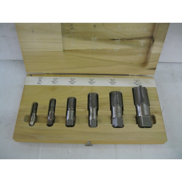 WOOD CASE W/6 SNAP ON TAPS