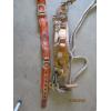 Image 2 : ORANGE ALUMINUM BOX W/ASST. ITEMS - BELTS, HARNESSES, ETC.