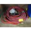Image 1 : 2 AIR HOSES W/DIE GRINDER & ASST. AIR FITTINGS