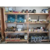 Image 1 : LG. WOODEN SHELF UNIT, APPROX. 9'X7'