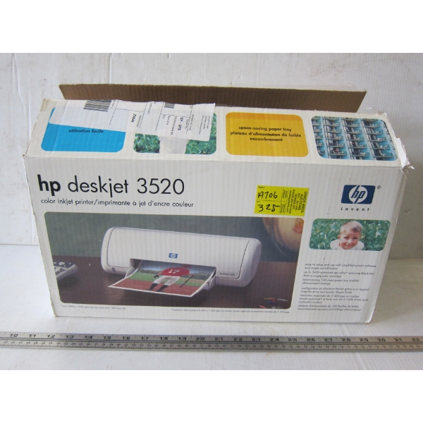 HP DESKJET 3520 COLOR PRINTER